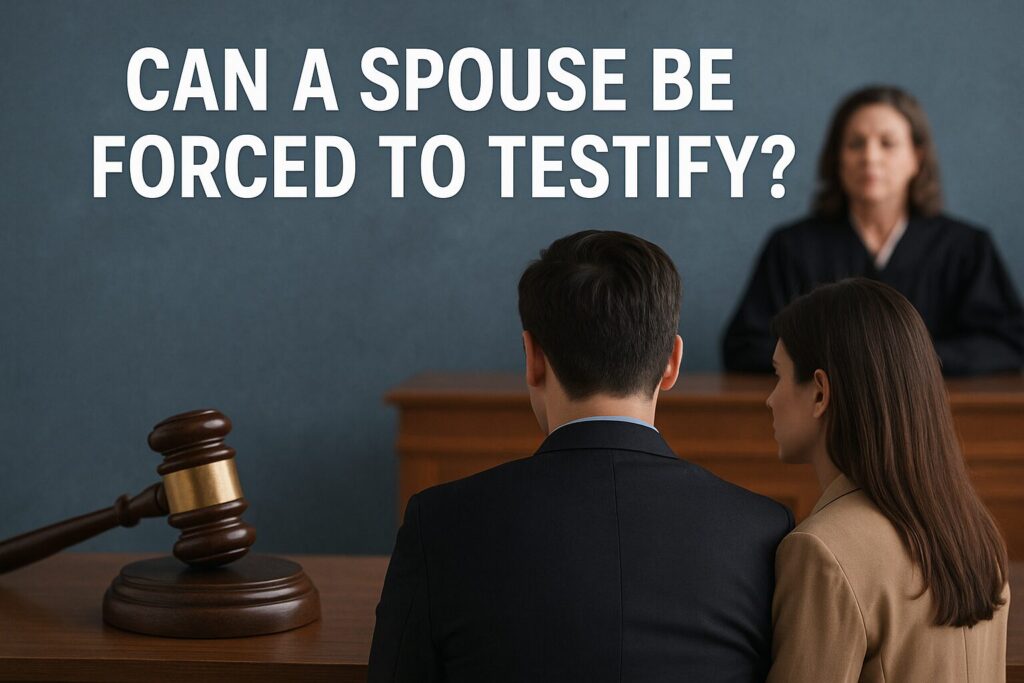 Spousal Testimony Frederick Maryland