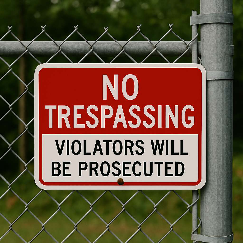 Washington County Maryland Tresspass